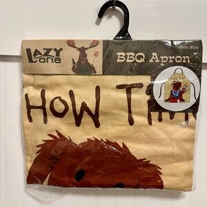 Lazy One Tan BBQ Apron (Dog Print)